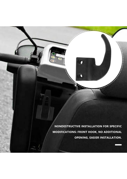 Nınebot Max G30 Elektrikli Depolama Kancası Siyah Için Scooter Ön Kanca (Yurt Dışından) modelleri