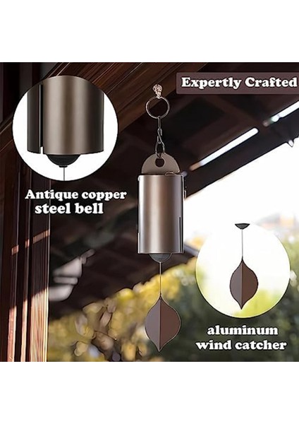 Derin Rezonans Serenity Bell Rüzgar Çanı, Benzersiz Düşük Tonlu Rüzgar Çanları (Yurt Dışından)