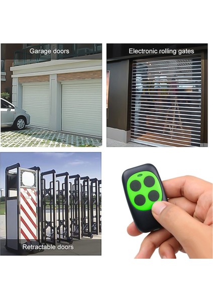 433MHZ Garaj Kapısı Kopyalama Uzaktan Kumanda Klonlama Rf Verici, Kırmızı (Yurt Dışından) modelleri