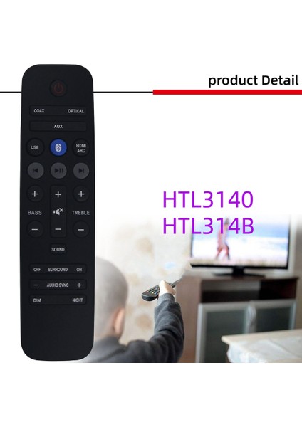 Philips Ev Sineması Soundbar A1037 Için Uzaktan Kumandanın Değiştirilmesi (Yurt Dışından) modelleri