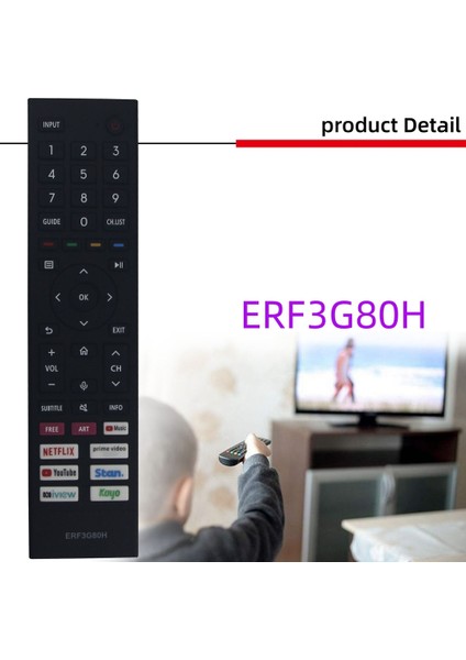 Hisense Smart LED Tv A7G U7G Için ERF3G80H Uzaktan Kumanda (Yurt Dışından) modelleri