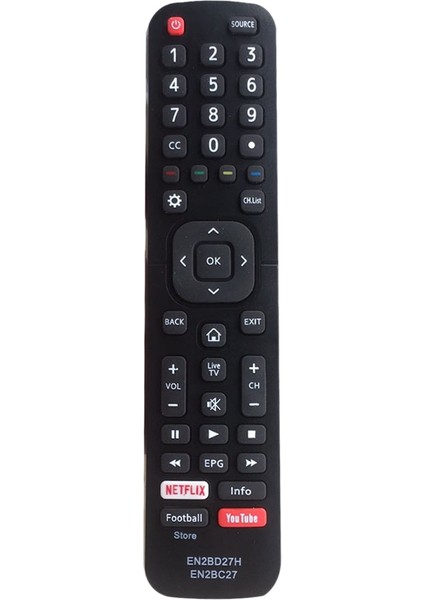 Hisense Akıllı Tv Uzaktan Kumandası Için Tv Uzaktan Kumandası EN2BC27 (Yurt Dışından)