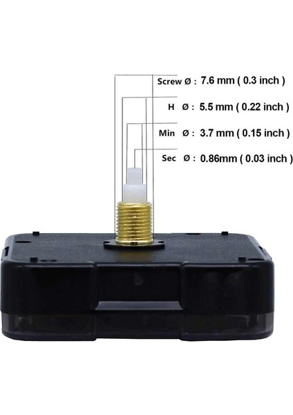 Adet Sessiz Dıy Kuvars Duvar Saati Onarım Parçaları Ev Dekor Için 20MM (Yurt Dışından) fırsatları