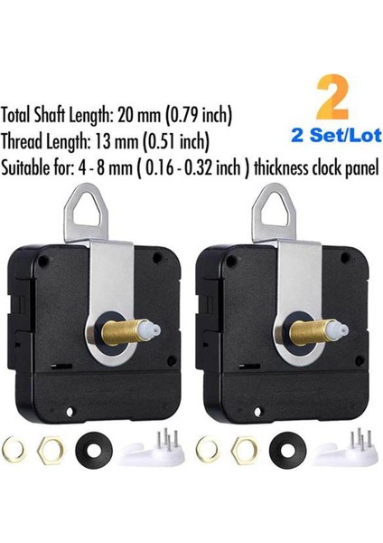 Adet Sessiz Dıy Kuvars Duvar Saati Onarım Parçaları Ev Dekor Için 20MM (Yurt Dışından) indirimleri