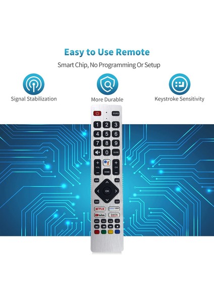 RMC0133 Uzaktan Kumanda Sharp Tv Için Değiştirin (Yurt Dışından) fiyatları