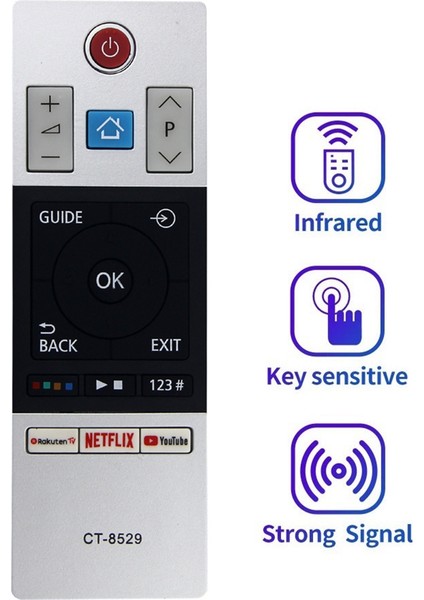CT-8529 Uzaktan Kumanda Toshiba Tv 55X9863DG Uzaktan Kumanda Için Değiştirin (Yurt Dışından)
