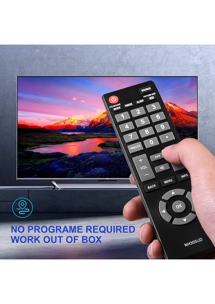 Emerson Hdtv LF461EM4A Için Uyumlu NH305UD Tv Uzaktan Kumandası (Yurt Dışından) modelleri