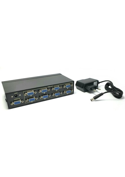 8 Port VGA Splitter 250 Mhz 8 Port VGA Çoklayıcı