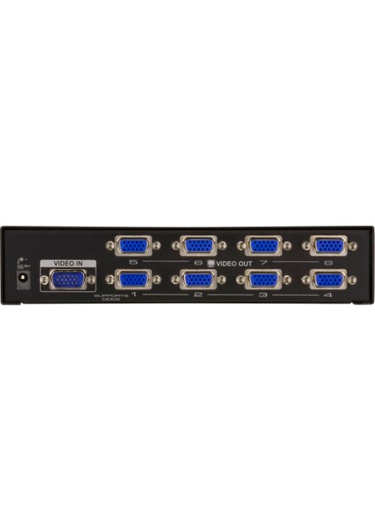 8 Port VGA Splitter 250 Mhz 8 Port VGA Çoklayıcı