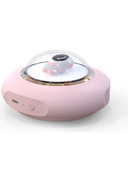 USB Astronot Aydınlık Uçan Daire El Şarjlı El Isıtıcı Pembe (Yurt Dışından)