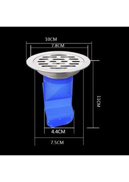 10CM Silikon Mutfak Süzgeci Banyo Borusu Kanalizasyon Tahliye Kapağı (Yurt Dışından)