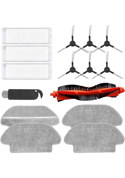 Xiaomi Için Mendil Fırça Filtre Aksesuarları Yedek Parça Seti (Yurt Dışından)