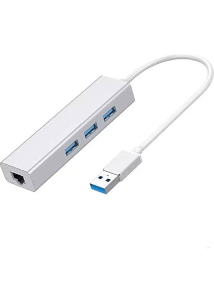 Macbook Gigabit Ethernet Adaptör USB 3.0 Gigabit Ethernet USB Hub USB 3.0 Çoğaltıcı macbook Uyumlu