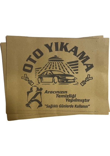 (1 Paket) Oto Kağıt Paspas 500 Lü