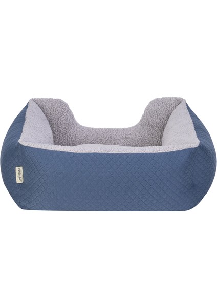 Echo Kedi Ve Köpek Yatağı Mavi/gri Peluş S 60x50cm Nrmsa modelleri