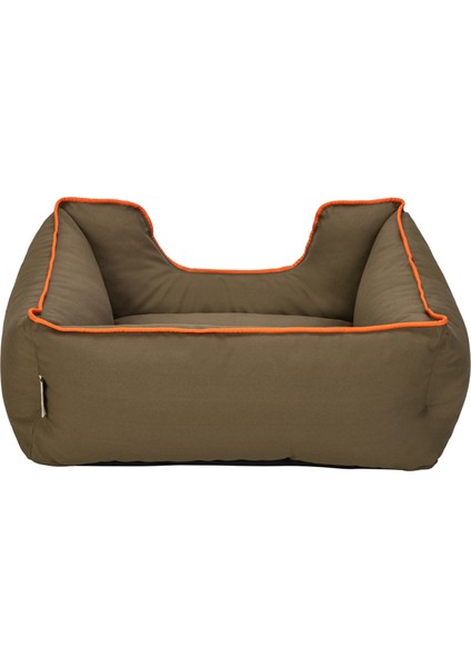 Nrtmsa Pet Comfort Alpha Kedi Ve Köpek Yatağı Haki W Turuncu Biye S 60x50cm modelleri