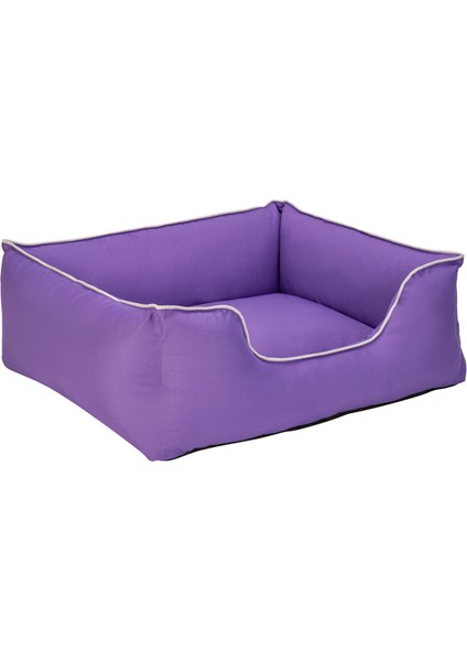 Nrtmsa Pet Comfort Alpha Köpek Yatağı Mor W Beyaz Biye M 80x65cm fiyatları