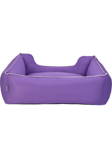 Alpha Köpek Yatağı Mor W Beyaz Biye L 105X85CM Nrmsa fırsatları