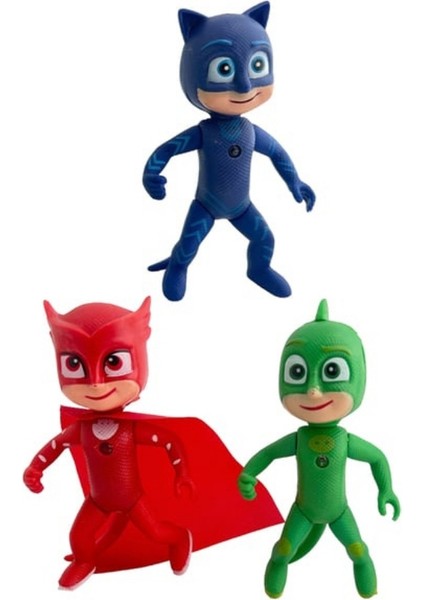 Pj Mask Pijamaskeliler Figürleri Oyuncak Seti 3 Karakter