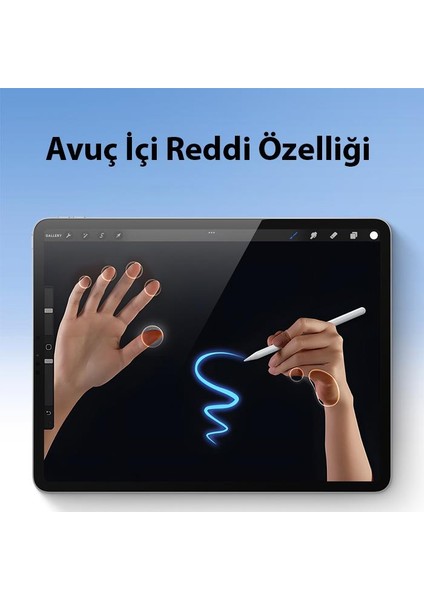 Şarj Göstergeli Avuç Içi Reddetme iPad Stylus Kalem iPad Tablet Dokunmatik Kalem Kapasitif Kalem