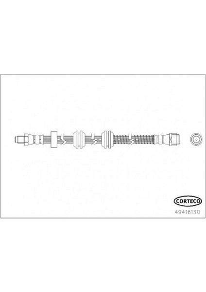 Fren Hortumu Arka Mercedes X166 W166 C292 102008