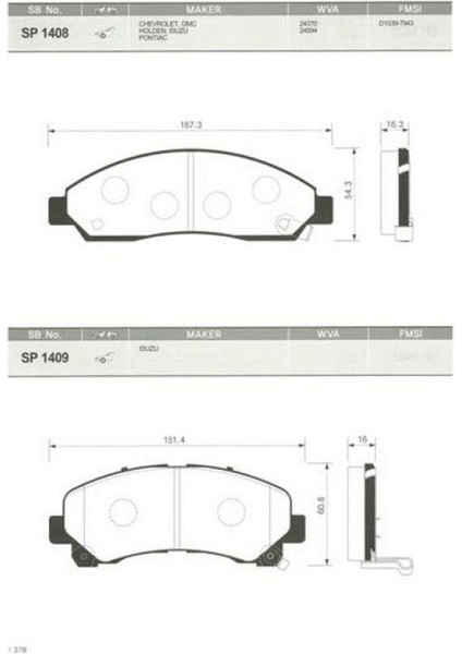 Balata Ön Disk Isuzu D-Max 11 GDB3545 102008