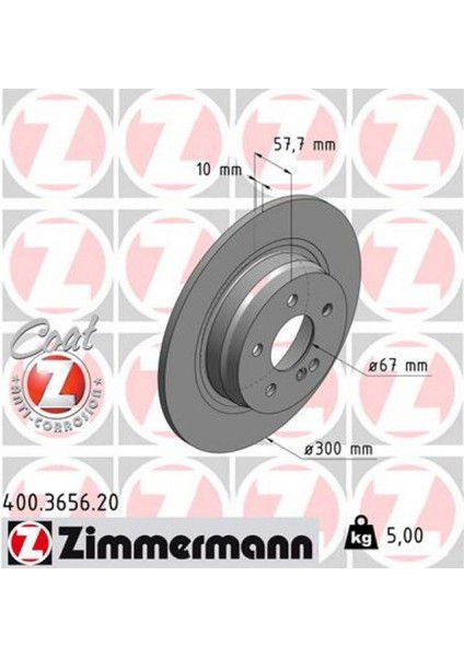 Fren Diski Arka Mercedes W204 S204 C204 C207 A207 102008