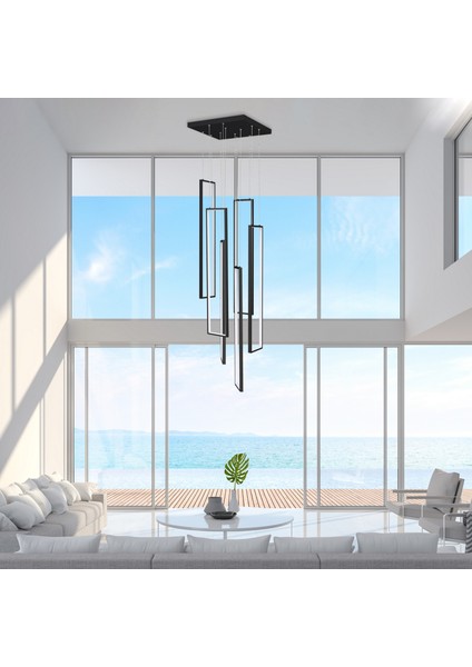 Seasons Yüksek Tavan Sarkıt Led 6 80 x 15 cm