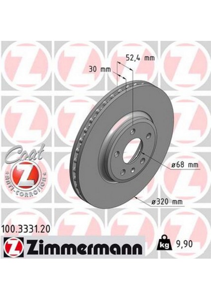 Ön Fren Aynasi Havali A4-A4 Avant 1.8 Tfsi/2.0 Tfsi/2.0 Tdi/2.7 Tdi/3.0 Tdi/3.2 Fsi Quattro/s4 Quatt 986479468-DF6015S 102008