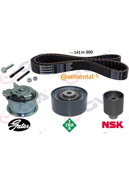Triger Seti Passat-Jetta-Golf5-Octavia-Toledo-A3-A6 2.0 Tdi 04-06 Bkp-Bkd-Bre-Blb-Bmr 102008