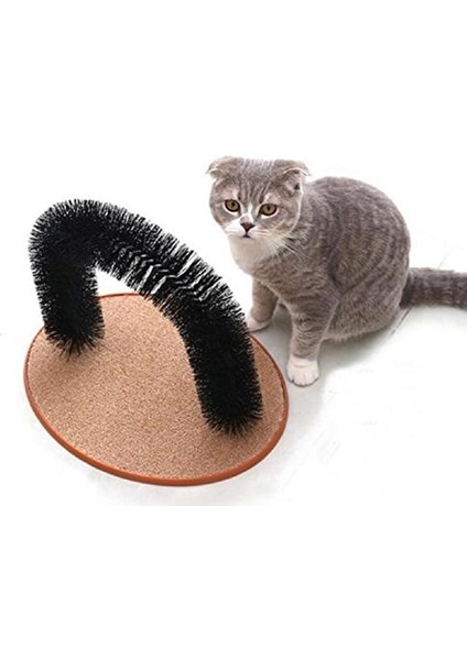 Kedi Tırmalamak Cihazı Kendi Kendine Gıdıklama ve Biti Kaldırma ve Tırmalamak Fırça Kemer Saç Fırçası Kedi Oyuncak (Yurt Dışından)