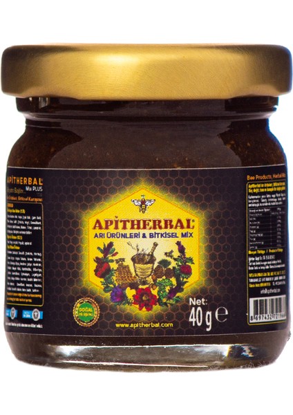Mix Plus Arı Ürünleri ve Bitkisel (Ultra) Macunu 40 gr