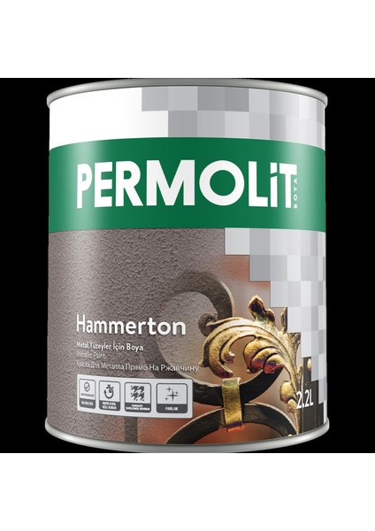 Hammerton Dekoratif Metal Boyası Bakır 0.75 Lt.