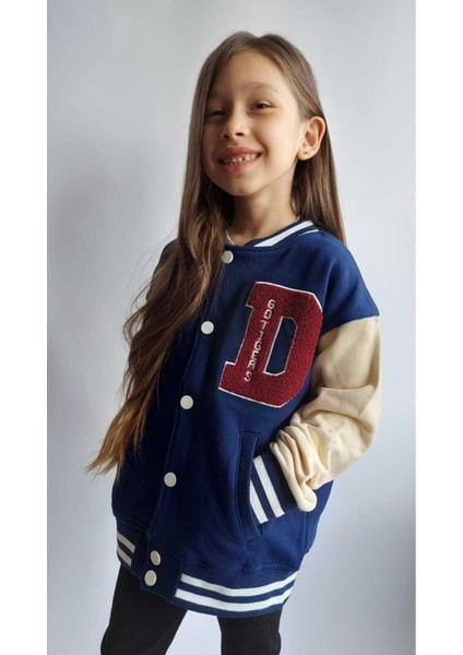 Unisex Çocuk Lacivert Kolej Ceket fiyatları