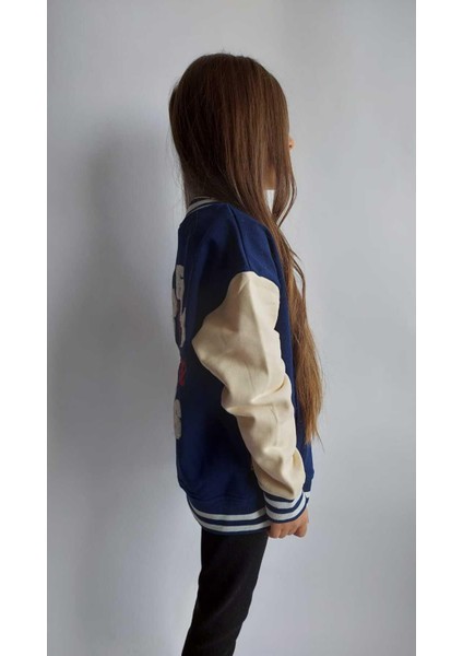 Unisex Çocuk Lacivert Kolej Ceket fırsatları