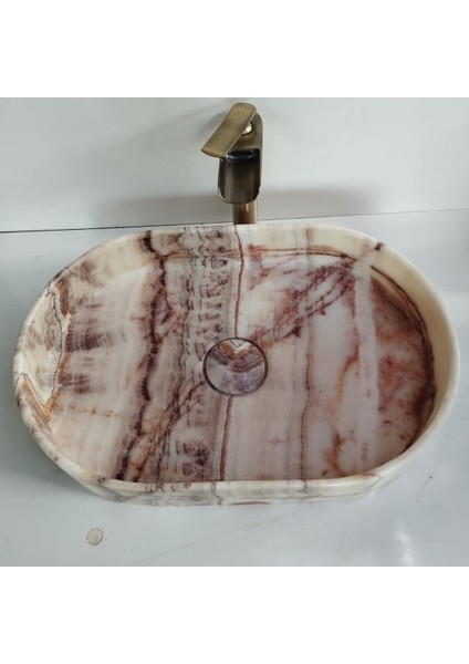 Krater Onyx Oval Lavabo