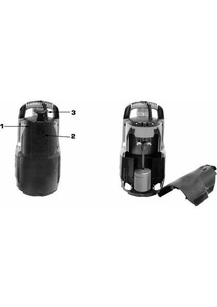 Verty Nova 400 M - 400 Watt Gizli Flatörlü Sıfırdan Emişli Dalgıç Pompa - 1¼''