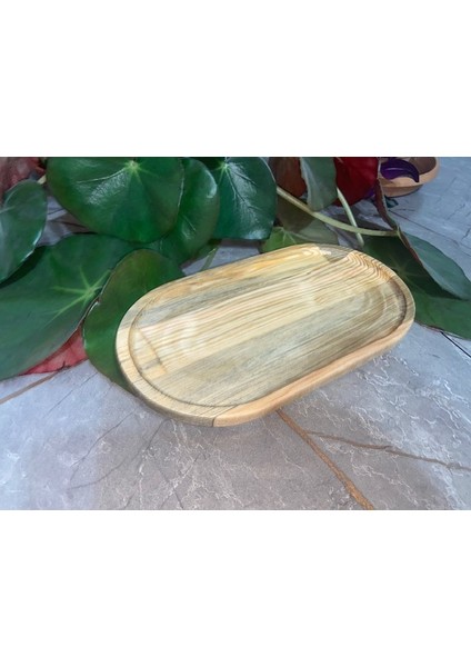 Bambu Ahşap Altlık 24 cm x 12,5 cm ,yağdanlık Altlığı, Sunum Tabağı