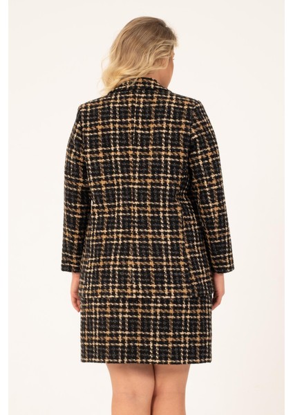 Astarlı Tüvit Kruvaze Blazer Ceket