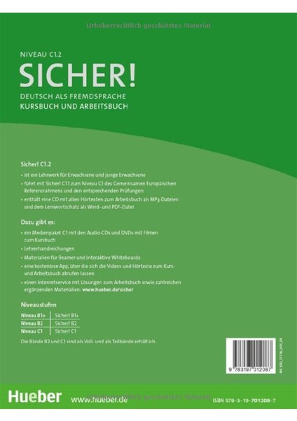 Sicher! C1/2: Deutsch als Fremdsprache / Kurs- und Arbeitsbuch mit CD-ROM zum Arbeitsbuch