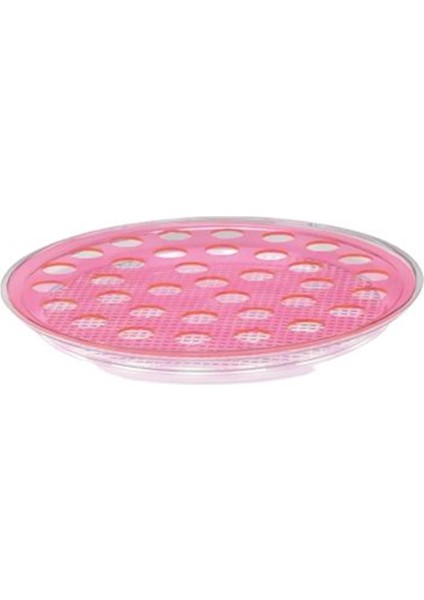 42 cm Yuvarlak Polycarbonat Tepsili, 35'li Şat Servisi