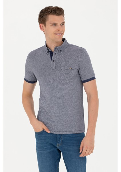 Erkek Lacivert T-Shirt 50263427-VR033