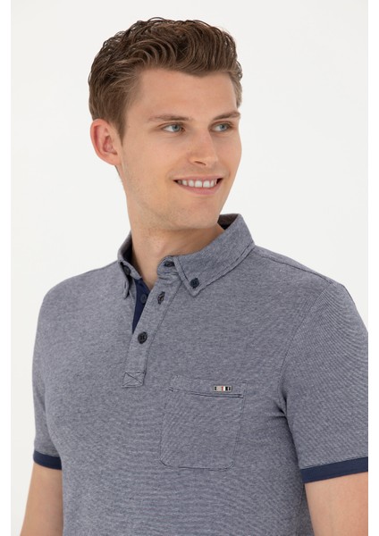 Erkek Lacivert T-Shirt 50263427-VR033 fiyatları