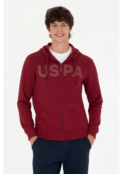 U.S. Polo Assn. Erkek Bordo Hırka (Örme) 50269394-VR014