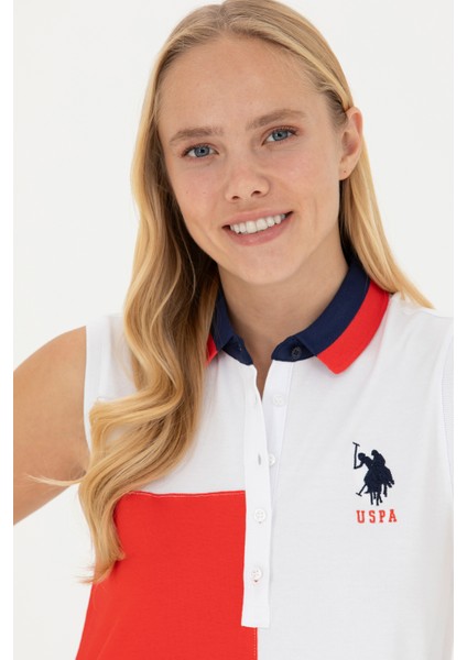 U.S. Polo Assn. Kadın Beyaz Örme Elbise 50263694-VR013