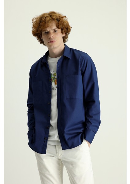 Uzun Kol Cepli Oversize Pamuk Gömlek fiyatları