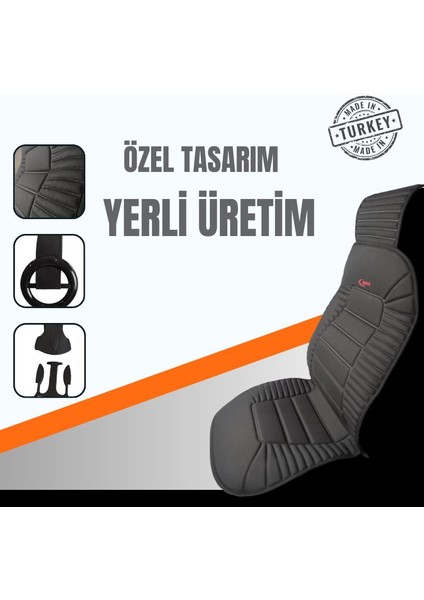 Oto Koltuk minderi, Tüm araçlara uyumlu 2'li set özel tasarım minder PREMİUM