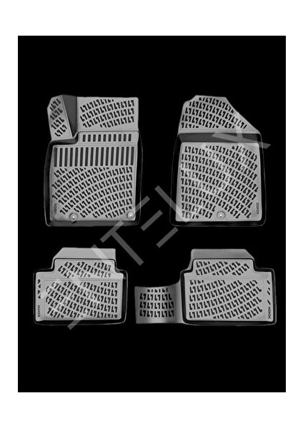 Audi A3 2012 Tam Uyumlu Set 3D Paspas ve Bagaj Havuzu modelleri