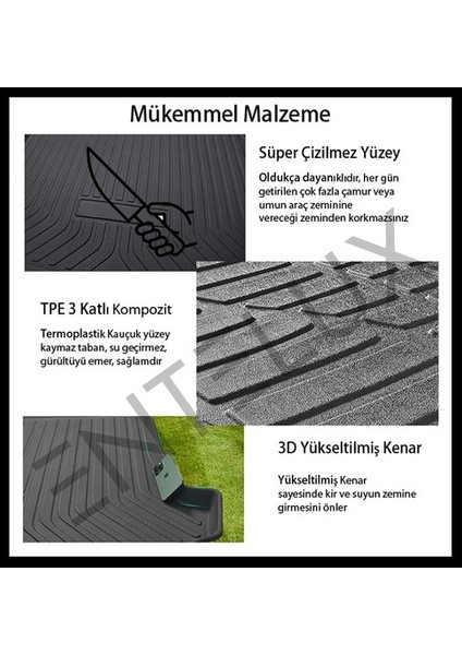 Togg T10X 2023 Sonrası Tam Uyumlu Özel Tasarım Bagaj Havuzu indirimleri