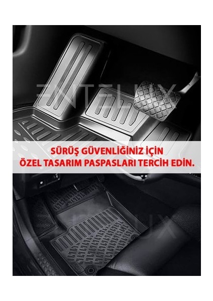 Ford Connect 2024 Tam Uyumlu Set 3D Paspas ve Bagaj Havuzu tourneo Connect